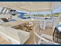 SARAHLISA Sunseeker 75 Yacht flybridge dining