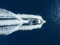 SWEET CAROLINA Sunseeker Manhattan 68 - cruising aerial shot SWEET CAROLINA Sunseeker Manhattan 68 - cruising aerial shot
