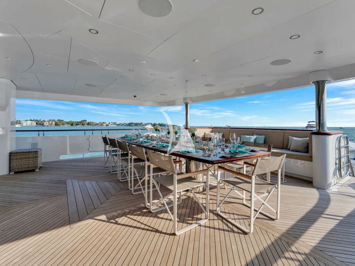 SWEET CAROLINE II Trinity 165 - main aft deck SWEET CAROLINE II Trinity 165 - main aft deck