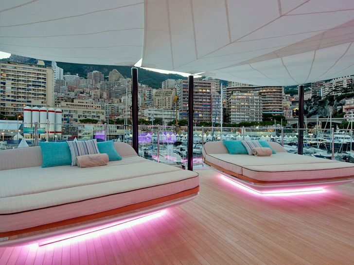 SCORPION Sanlorenzo 46m sun deck LED lights SCORPION Sanlorenzo 46m sun deck LED lights