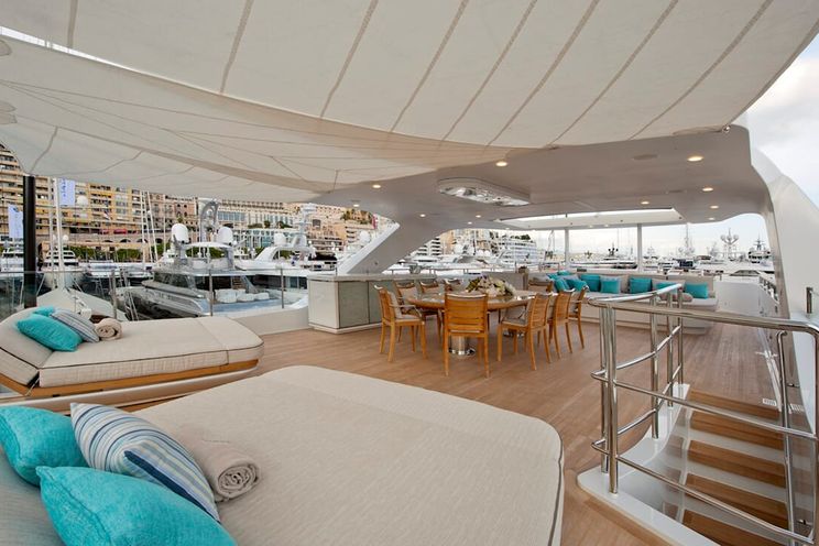 Charter Yacht SCORPION - San Lorenzo 46m - 5 Cabins - Amalfi Coast - St Tropez - Naples - Sicily - Monaco - Cannes- Sardinia