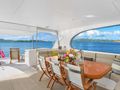 SEAGLASS 74 Horizon 74 - Flybridge Dining Area SEAGLASS 74 Horizon 74 - Flybridge Dining Area