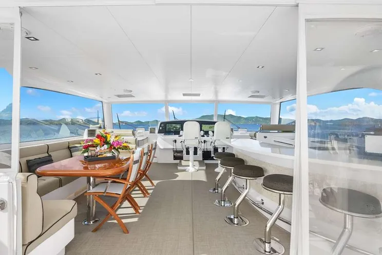 Charter Yacht SEAGLASS 74 - Horizon 74 - 4 Cabins - The Exumas - Nassau - Marsh Harbor - Bahamas - Caribbean