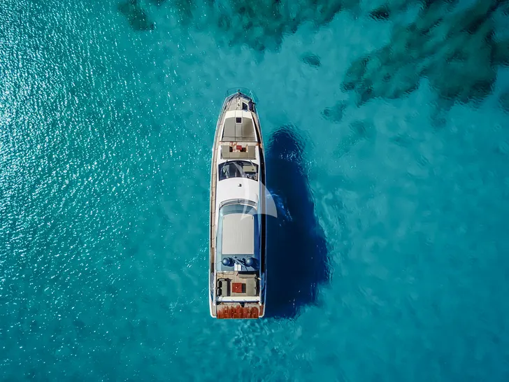 SEA YA Azimut 66 Fly - aerial top view SEA YA Azimut 66 Fly - aerial top view