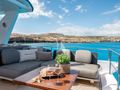 SEA YA Azimut 66 Fly - flybridge aft seating area SEA YA Azimut 66 Fly - flybridge aft seating area