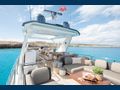 SEA YA Azimut 66 Fly flybridge lounging and dining area