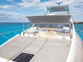 SEA YA Azimut 66 Fly foredeck lounging and bronzing area