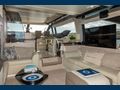 SEA YA Azimut 66 Fly saloon seating area with TV