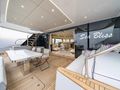 SEA BLISS Sunreef 70 - aft deck lounge and dining SEA BLISS Sunreef 70 - aft deck lounge and dining