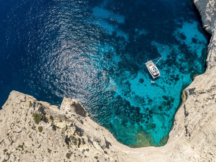 SEA BLISS Sunreef 70 - drone shot SEA BLISS Sunreef 70 - drone shot