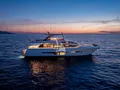 DIAMOND Ferretti 780 - anchored at night DIAMOND Ferretti 780 - anchored at night