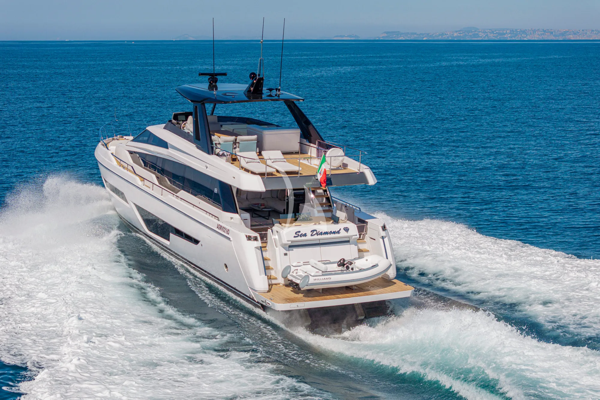Charter Yacht SEA DIAMOND - Ferretti 780 - 4 Cabins - Naples - Capri - Positano - Amalfi Coast - Italy