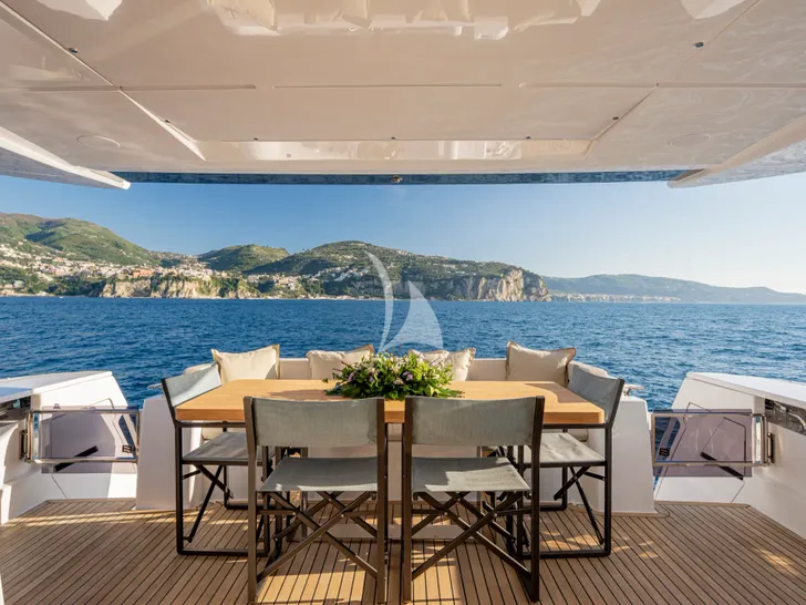DIAMOND Ferretti 780 - main aft deck DIAMOND Ferretti 780 - main aft deck