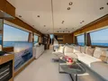 DIAMOND Ferretti 780 - main saloon TV lounge DIAMOND Ferretti 780 - main saloon TV lounge