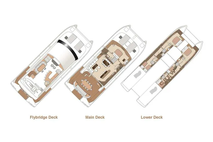 Layout for SEAGLASS 74 Horizon 74 - layout