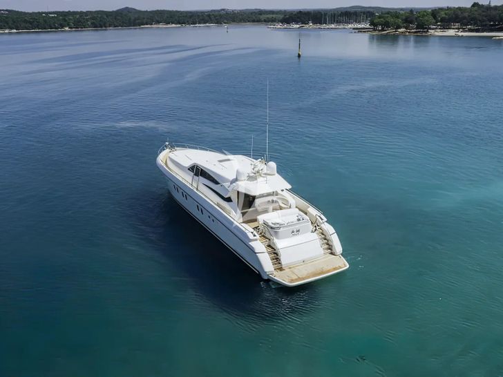 SEA LADY Dalla Pieta 80 - anchored aft shot SEA LADY Dalla Pieta 80 - anchored aft shot