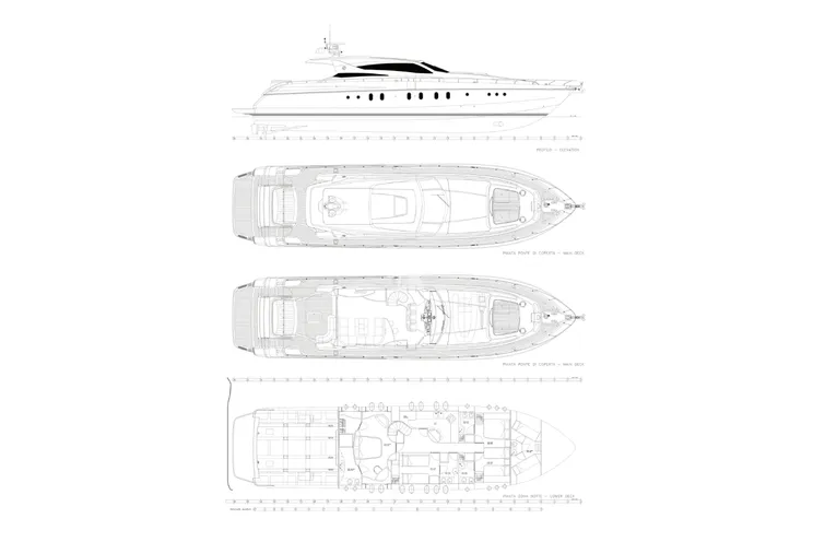 Layout for SEA LADY Dalla Pieta 80 - layout