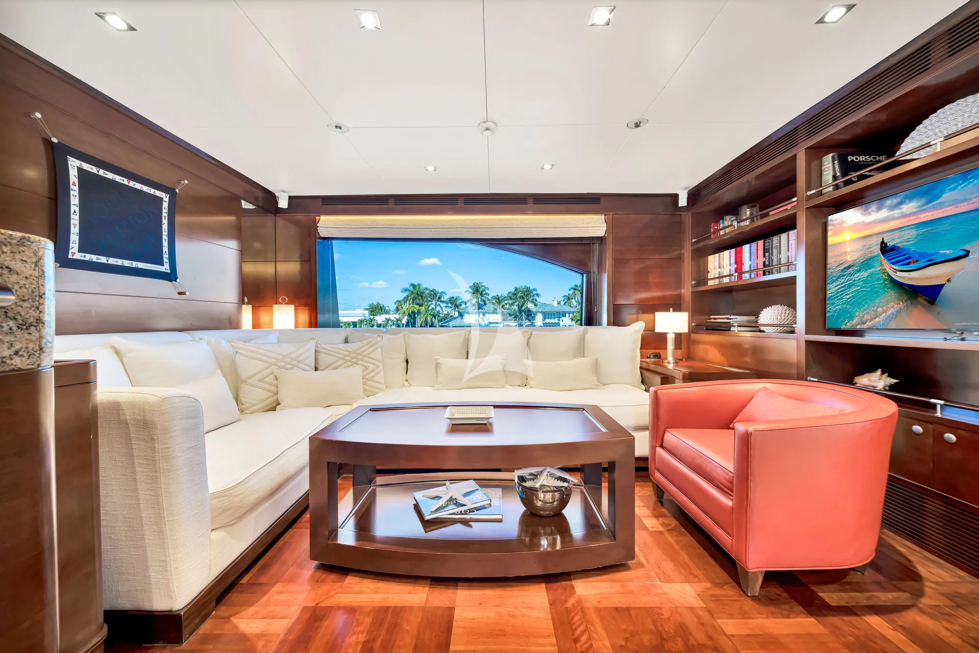 SEASCAPE V Benetti Vision 145 - sky deck TV lounge