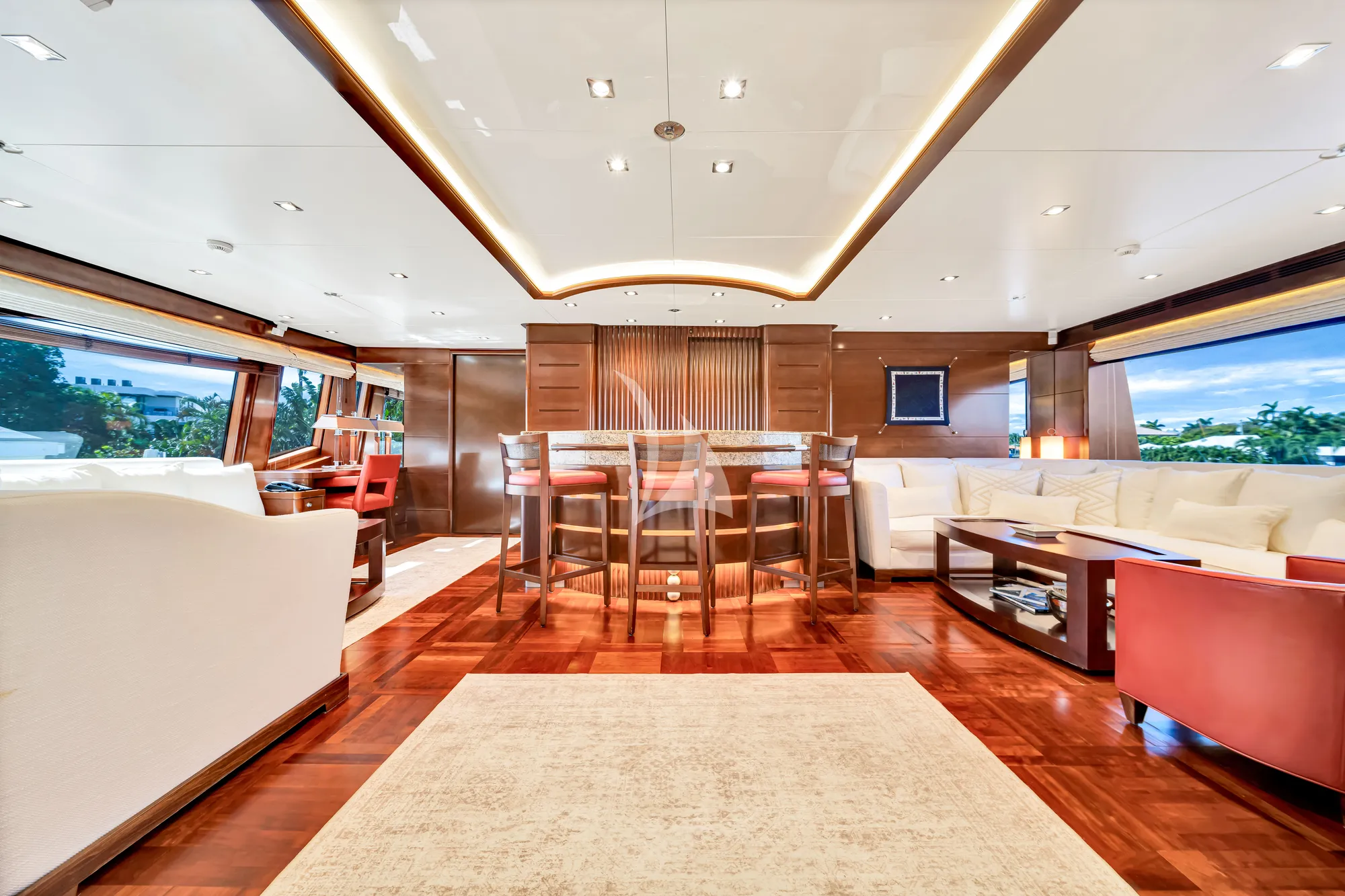 SEASCAPE V Benetti Vision 145 - sky deck saloon