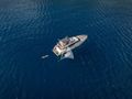 SEA SONS Ferretti 700 - aerial shot anchored SEA SONS Ferretti 700 - aerial shot anchored
