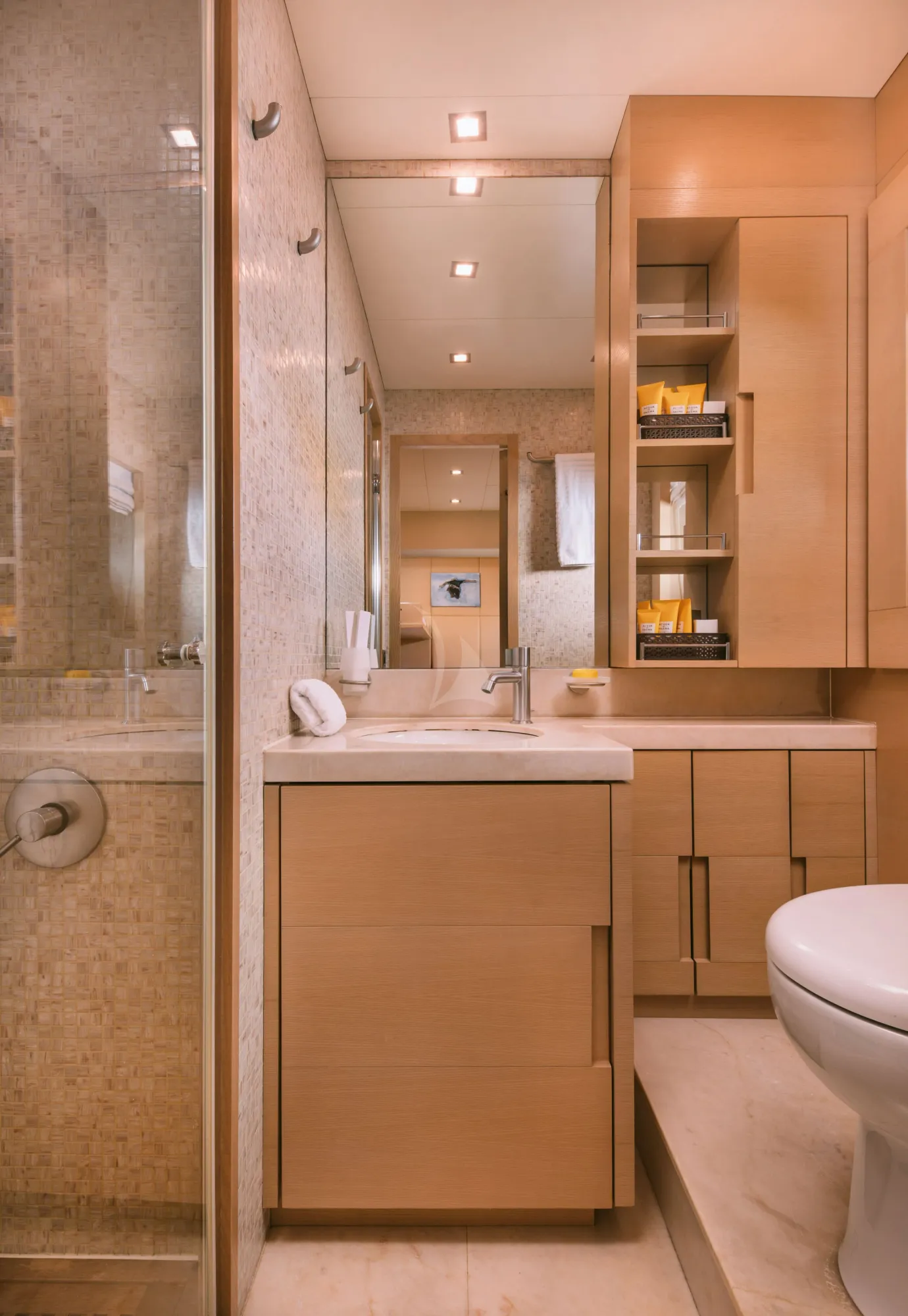 SEAS THE DAY Posillipo Technema 85 - twin cabin bathroom