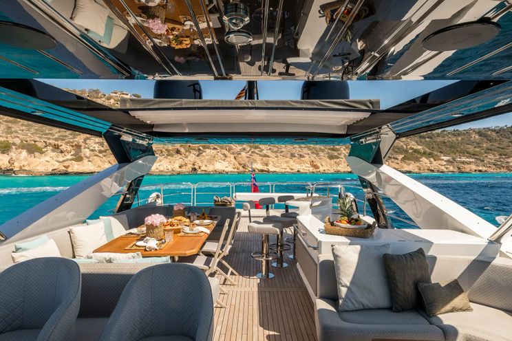 Charter Yacht SEAWATER II - Sunseeker 86 - 4 Cabins - Port Adriano - Palma - Ibiza - Formentera - Balearics - Spain