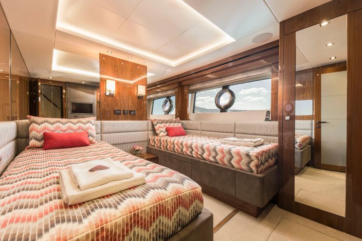 Charter Yacht SEAWATER II - Sunseeker 86 - 4 Cabins - Port Adriano - Palma - Ibiza - Formentera - Balearics - Spain