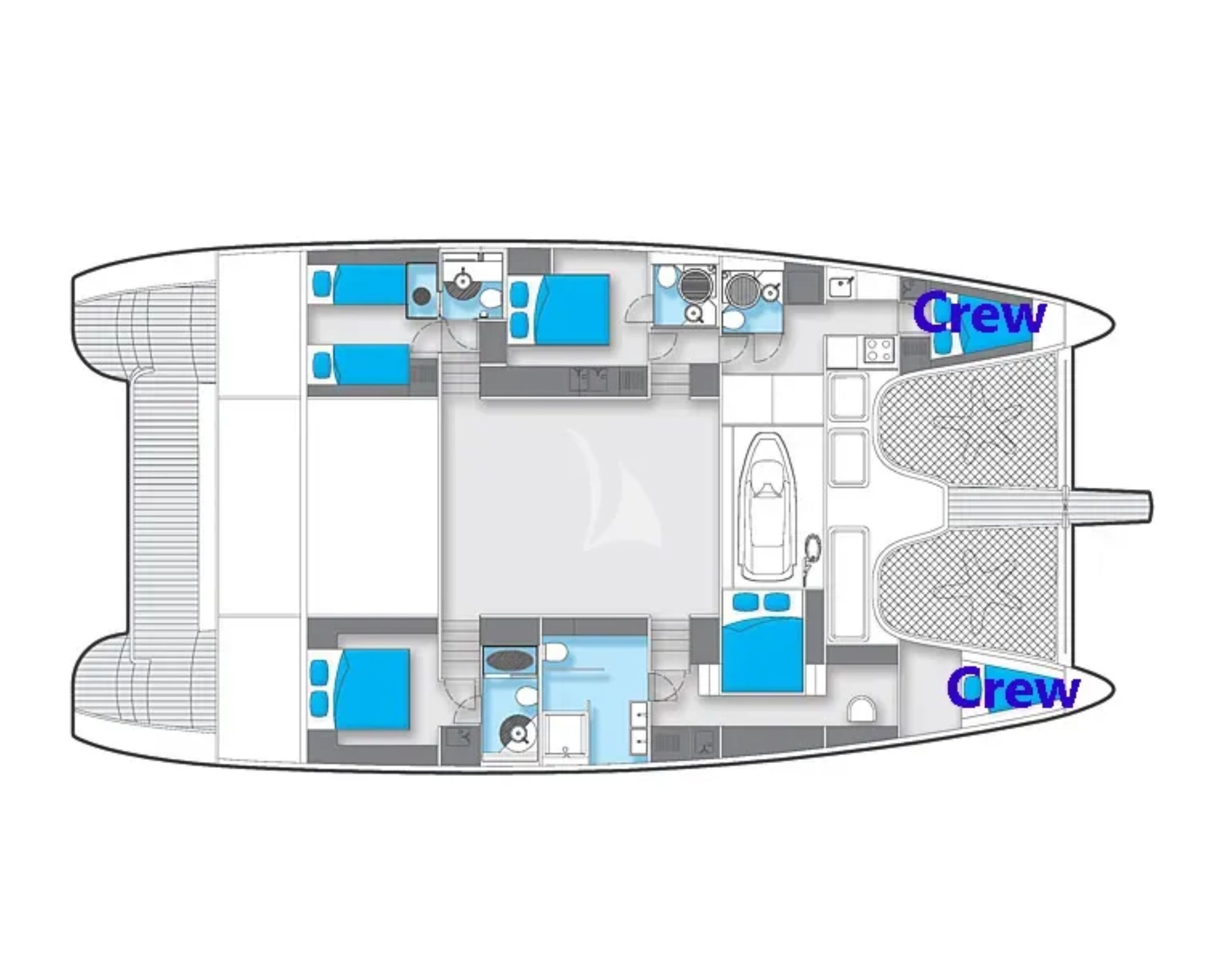 SEAZEN II Sunreef 70 - layout