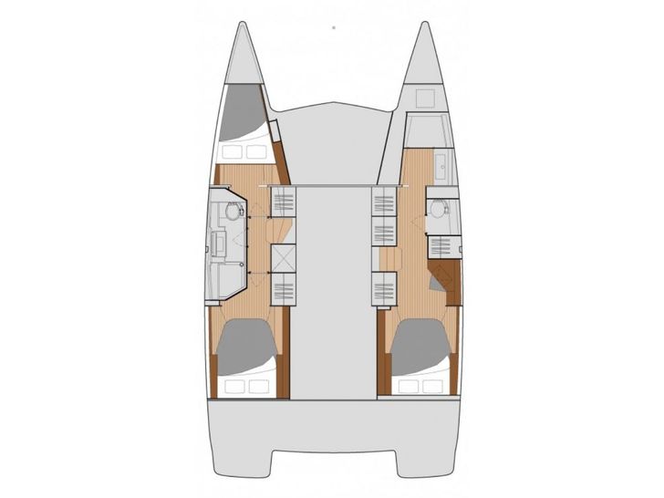 SECOND WIND Fountaine Pajot Isla 40 - layout SECOND WIND Fountaine Pajot Isla 40 - layout