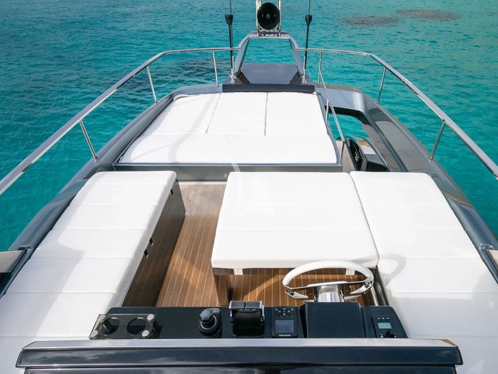 SEDICI Riva 66 Ribelle - flybridge seating area SEDICI Riva 66 Ribelle - flybridge seating area