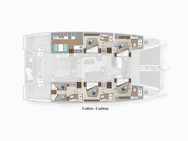 SEADUCTIVE ORCA Lagoon Sixty 5 - layout SEADUCTIVE ORCA Lagoon Sixty 5 - layout