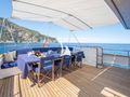 SEMAYA 31m Navetta - sky deck dining area SEMAYA 31m Navetta - sky deck dining area