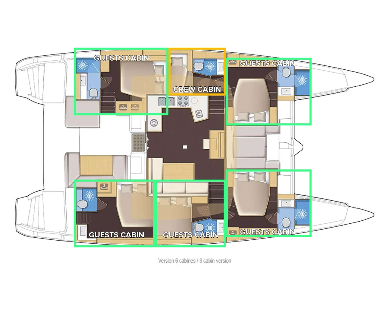 Layout for  SERENITY Lagoon 52F - layout