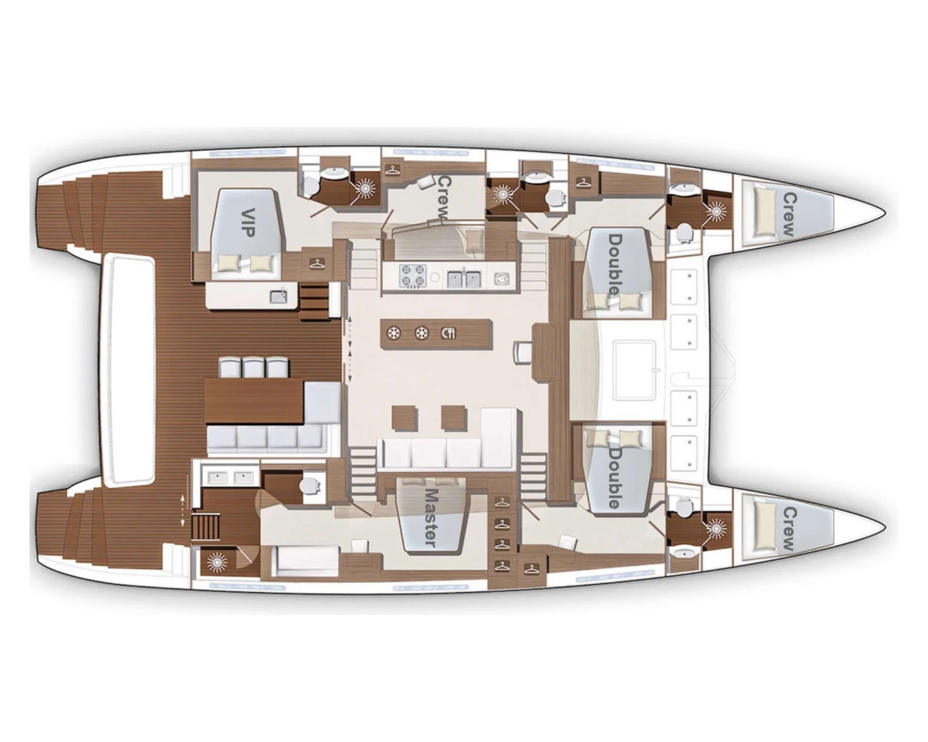 Layout for SERENITY Lagoon 630 - Layout