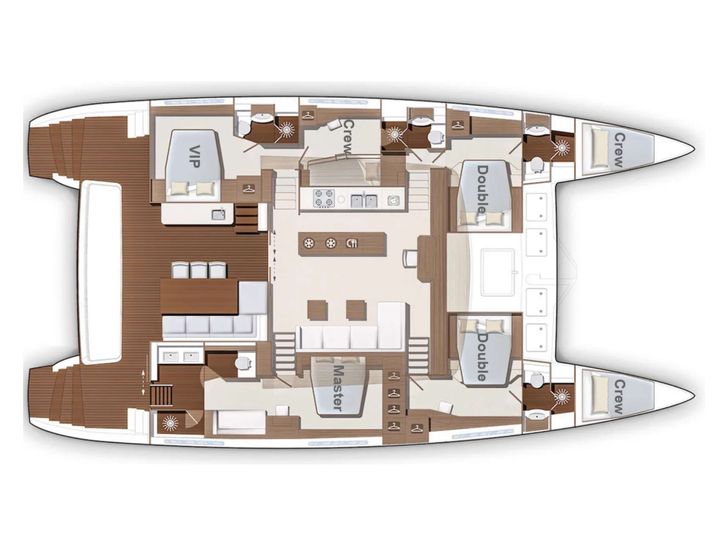 SERENITY Lagoon 630 - Layout SERENITY Lagoon 630 - Layout