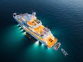 SERENITY Moonen 41m - aerial shot at night SERENITY Moonen 41m - aerial shot at night