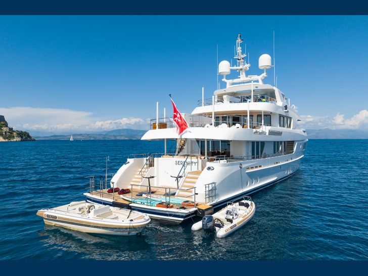 SERENITY Moonen 41m with tenders and water toys
