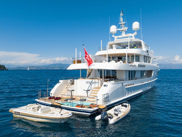 SERENITY Moonen 41m - with the tenders and water toys SERENITY Moonen 41m - with the tenders and water toys
