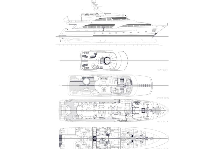 Layout for SERENO Benetti Classic 115 - layout