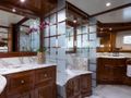 SERENO Benetti Classic 115 - master cabin bathroom SERENO Benetti Classic 115 - master cabin bathroom