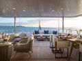 SERENO Benetti Classic 115 - sundeck lounge and alfresco dining area SERENO Benetti Classic 115 - sundeck lounge and alfresco dining area