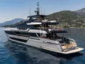 SETTE Riva 130 - anchored aft shot SETTE Riva 130 - anchored aft shot