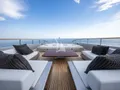 SETTE Riva 130 - foredeck lounge and sunbathing area SETTE Riva 130 - foredeck lounge and sunbathing area
