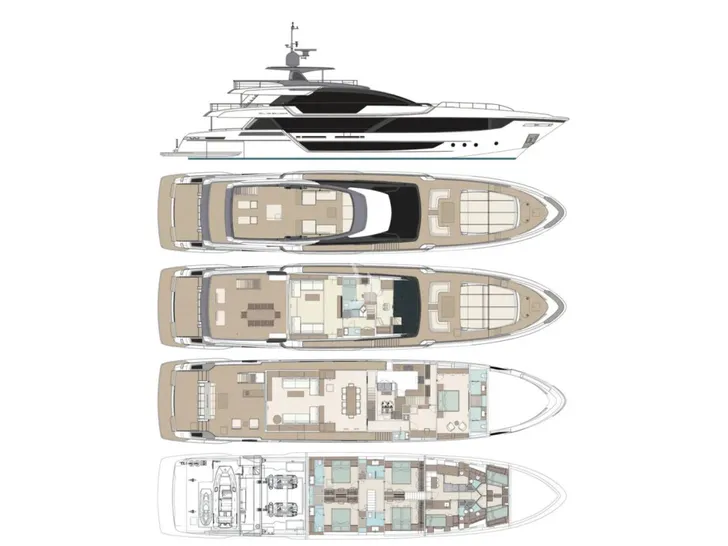 SETTE Riva 130 - layout SETTE Riva 130 - layout