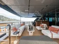 SETTE Riva 130 - main aft deck lounge SETTE Riva 130 - main aft deck lounge