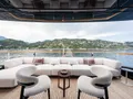 SETTE Riva 130 - sky deck aft lounge SETTE Riva 130 - sky deck aft lounge