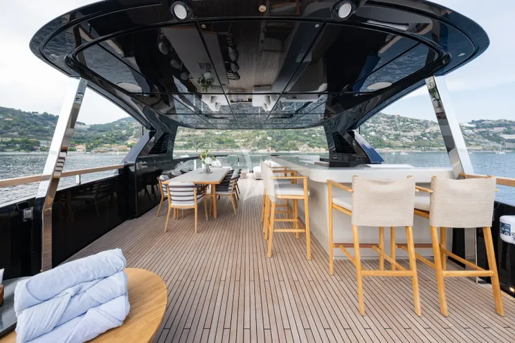 Charter Yacht SETTE - Riva 130 - 5 Cabins - Cannes - Monaco - St Tropez - Nice - Antibes - The French Riviera