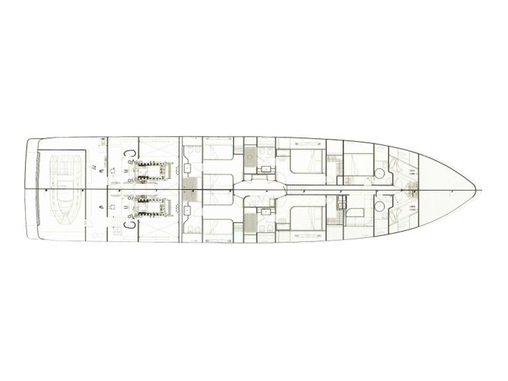 SEVEN S Ferretti Custom Line 97 - layout SEVEN S Ferretti Custom Line 97 - layout