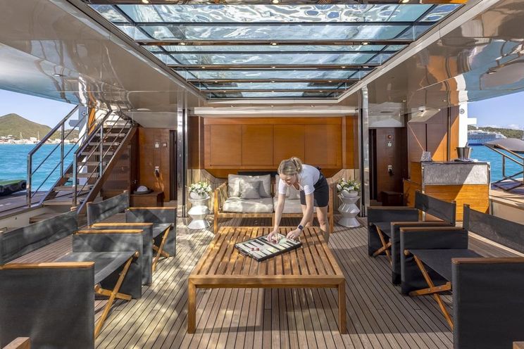 Charter Yacht SEVEN SINS - Sanlorenzo 52 Steel - 5 Cabins - Monaco - Cannes - St Tropez - Nice - Antibes - French Riviera