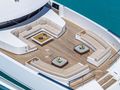 SEVEN SINS Sanlorenzo 52 Steel - foredeck lounge SEVEN SINS Sanlorenzo 52 Steel - foredeck lounge